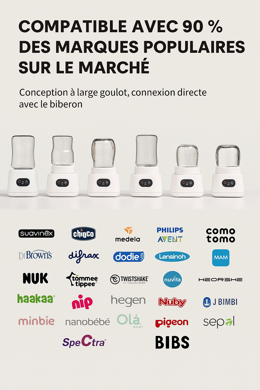 Chauffe-Biberon Pour des moments de repas sans stress đ
