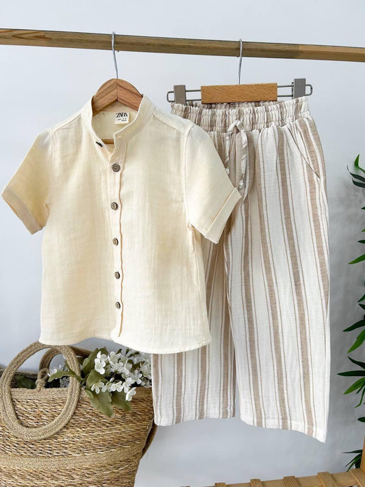 Ensemble garçon en coton – Style estival chic