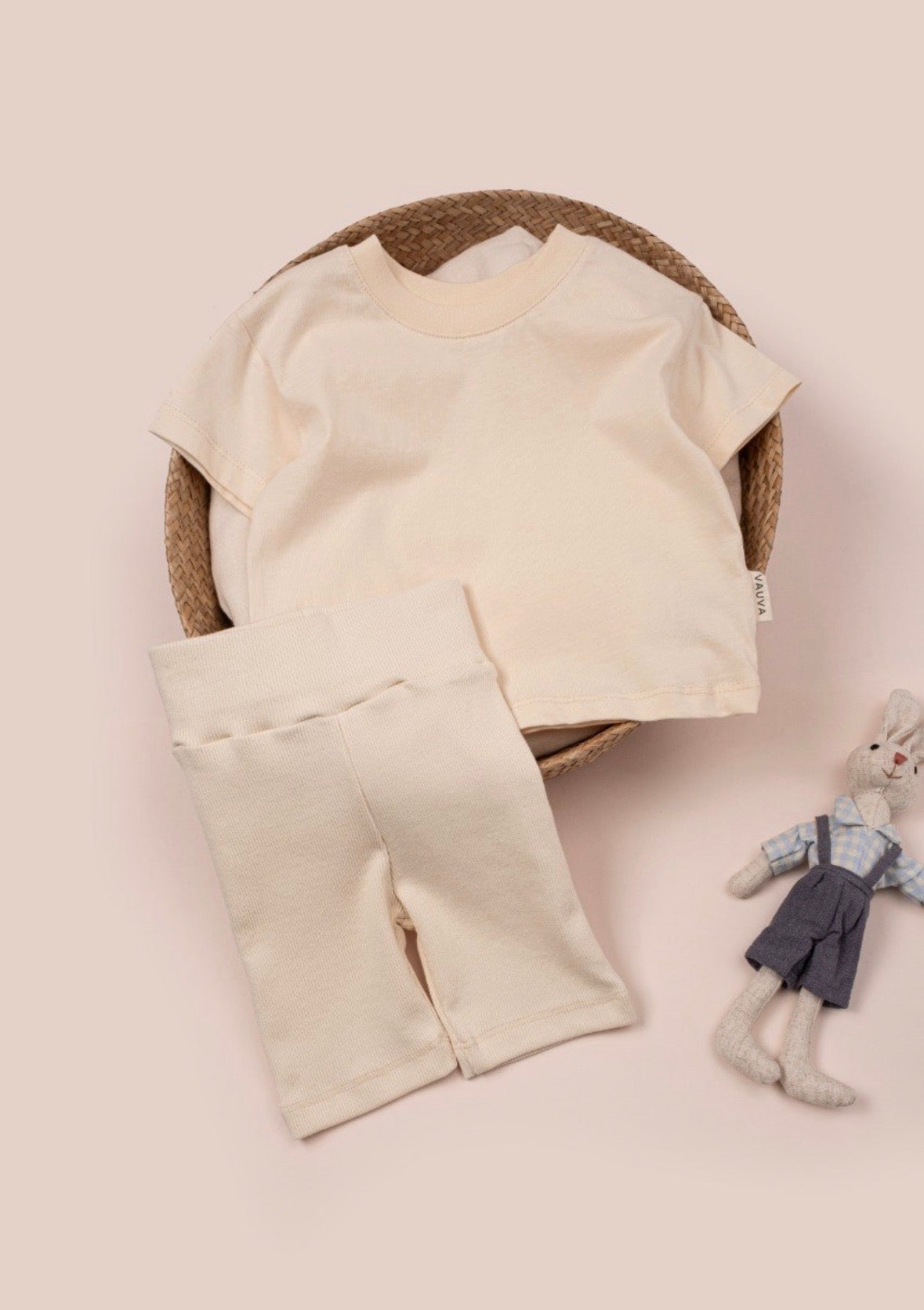 Ensemble casual avec short stretch ⭐