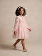 Robe en tulle avec dentelle 2-6ans