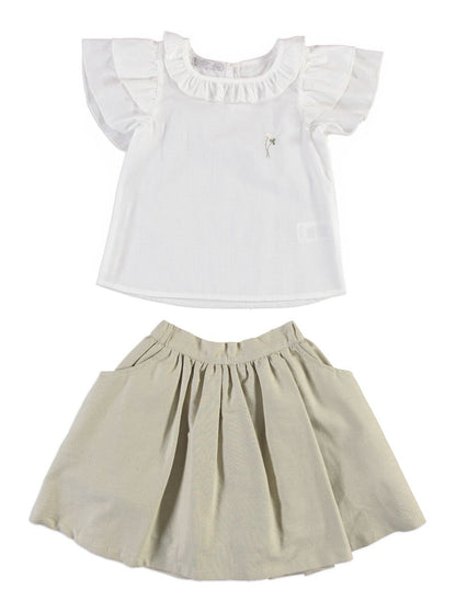 Ensemble avec jupe ample