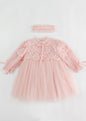 Robe en tulle avec dentelle 9-24m