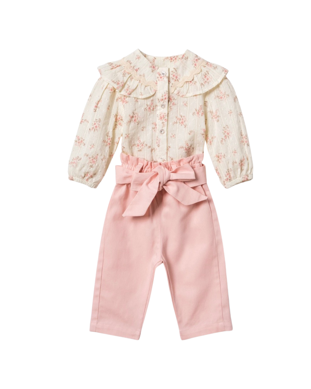 Ensemble 2 pièces Fleuri Rose🌹