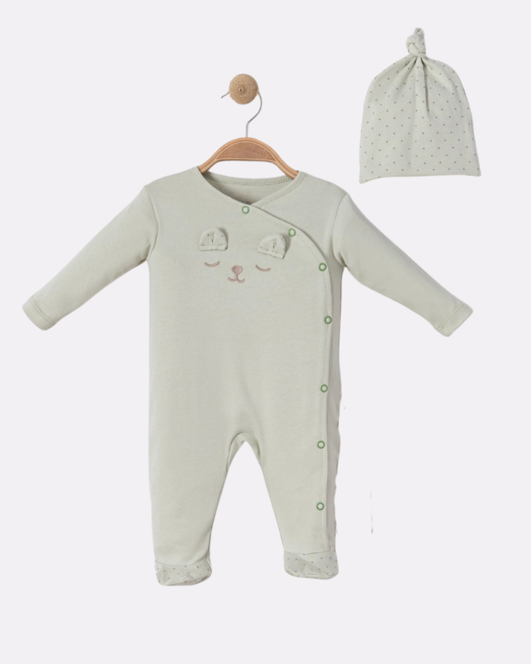 Ensemble bébé 2 pièces avec bonnet