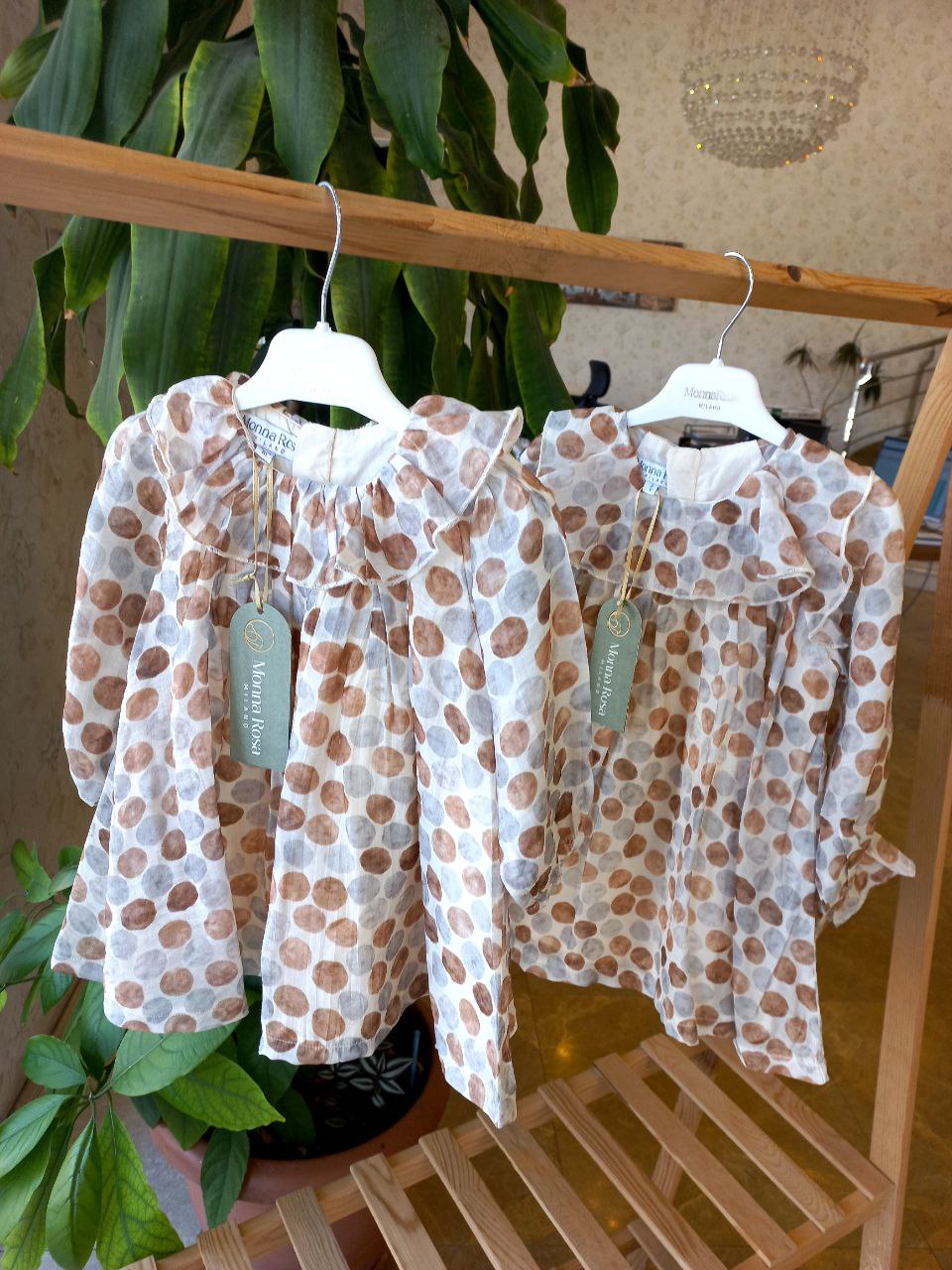 Robe en voile à pois 2-6ans