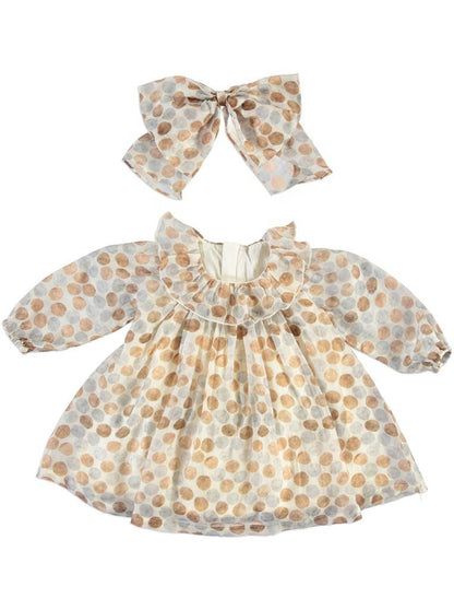 Robe en voile à pois 2-6ans