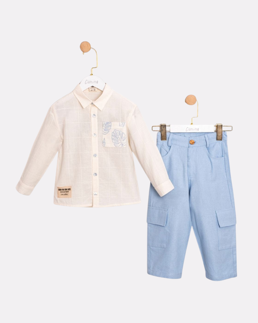 Ensemble chemise & pantalon cargo
